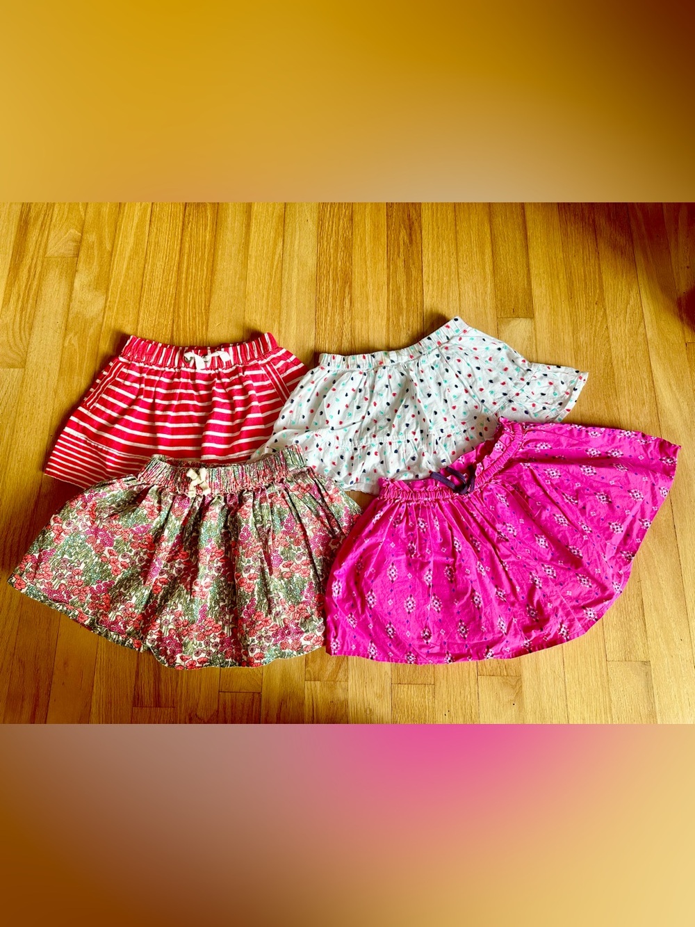 Oshkosh toddler girls Printed Skirt Set of 4